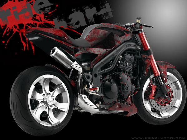Speed triple krax moto
